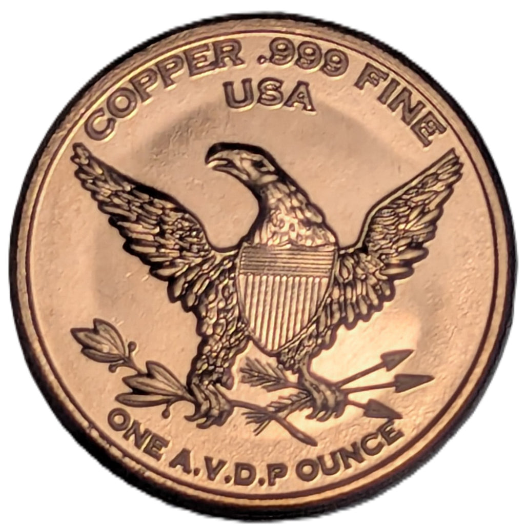 Jefferson Nickel 1 oz Copper Round