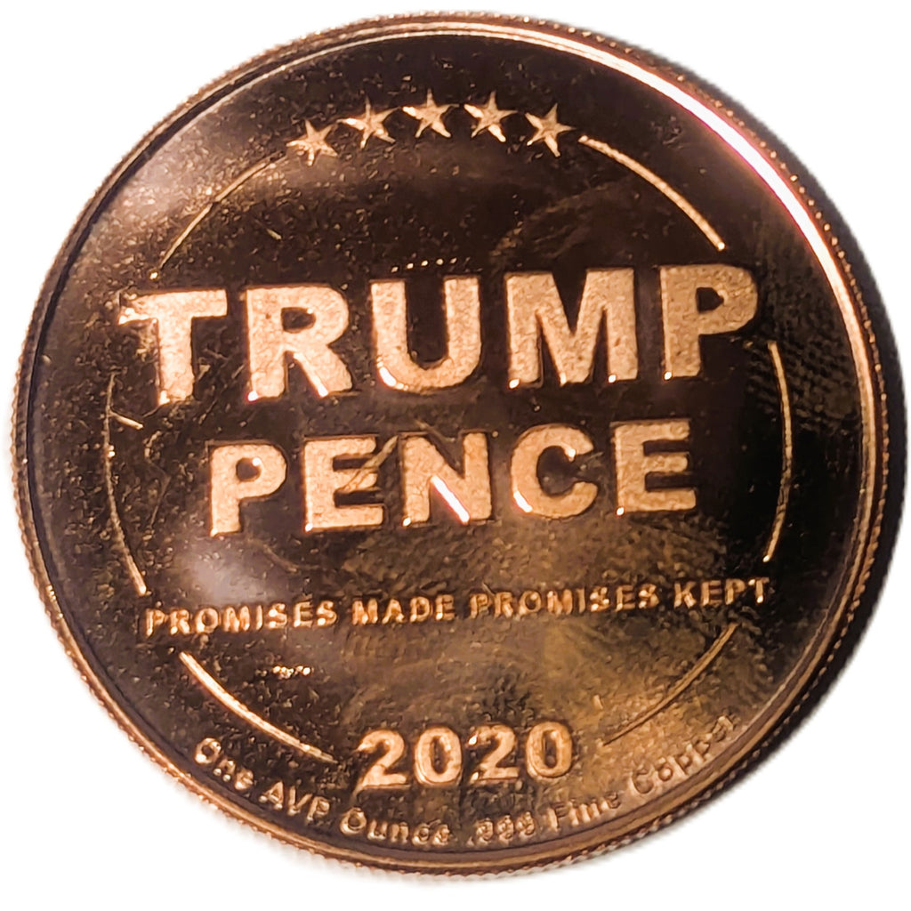 Presidential Memorabilia 1 oz Copper Round – POTUS Takes Back Lafayette Square