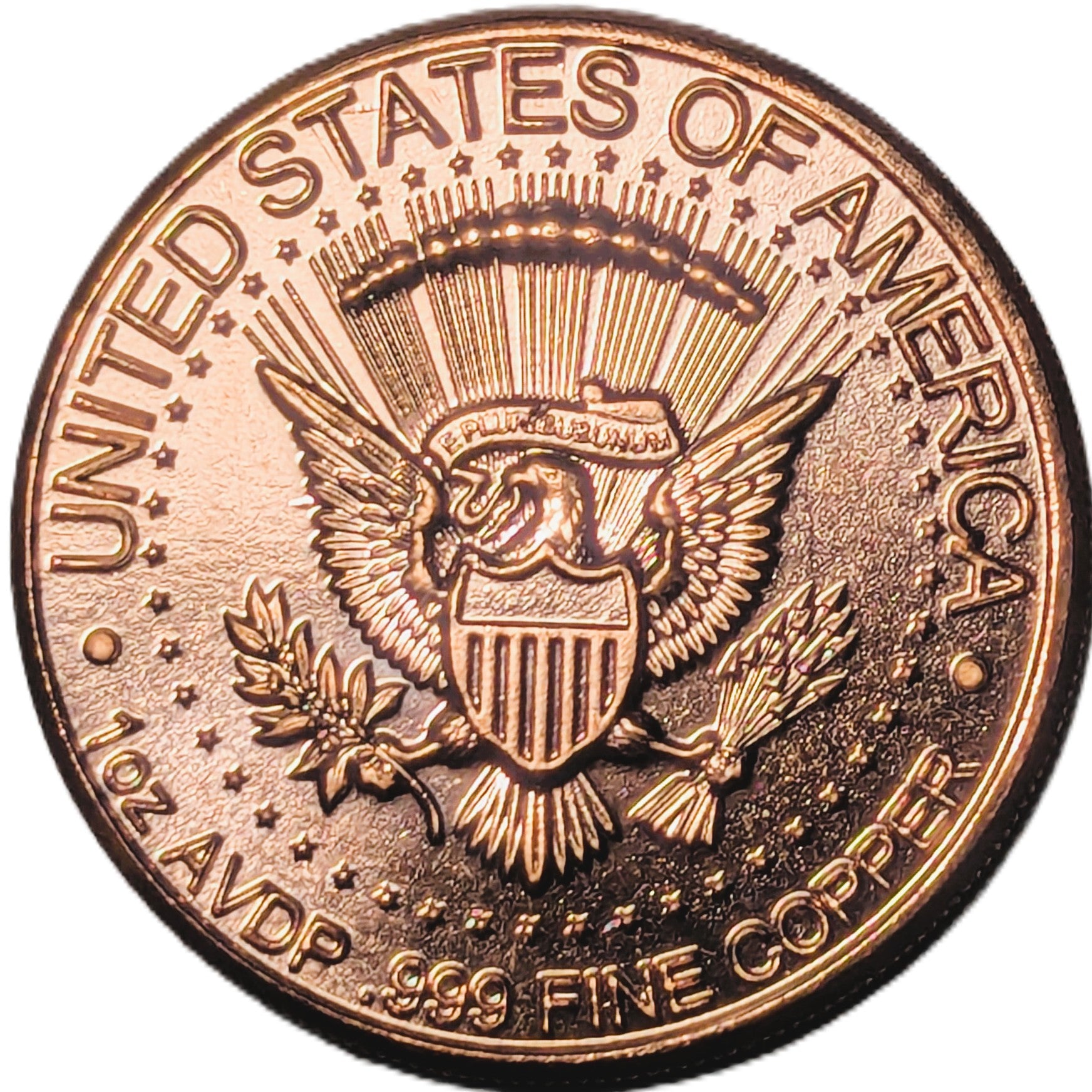 Presidential Memorabilia 1 oz Copper Round – Side Profile of Donald J. Trump
