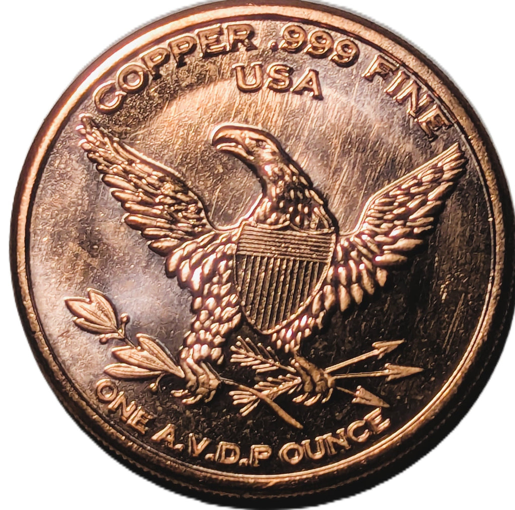 Legendary Dragon 1 oz Copper Round
