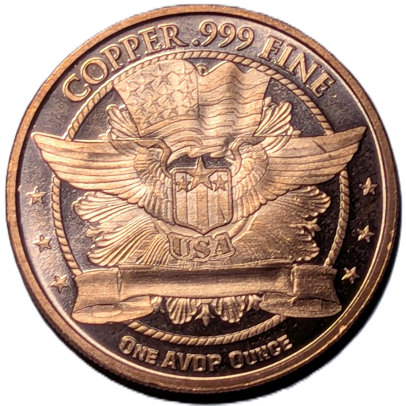 1 oz Copper Round – Lady Liberty