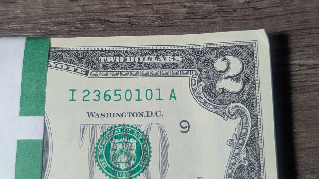 100 Consecutive 2017A BEP $2 bills 23650101-23650200 Shipping Included