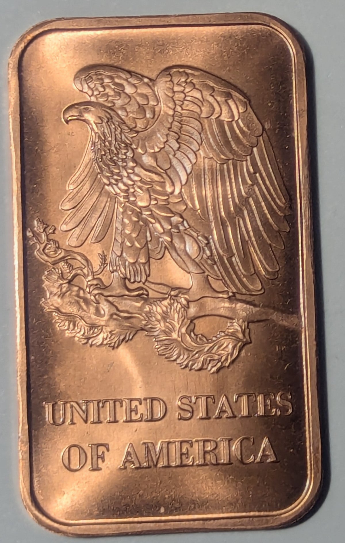 1 oz Copper Bar Walking Liberty & American Eagle