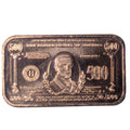 1 oz Copper Bar $500 Banknote William McKinley Non Monetary