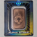 1 oz Copper Scottsdale Mint Vortex Alpha Strike™ Bar with Certi-Lock® Serialized Limited to 2,500