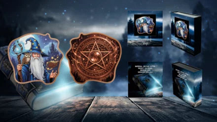 100g Copper Practitioner of Magic Limited Edition Numbered Out of 2,500 in Acrylic Case