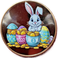 Easter Treasure Hunt 1 oz Proof Colorized Copper Round Limited Edition Numbered Out of 25,000