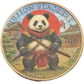 1 oz Colorized Copper Round - Bullion Stackers Panda Bear