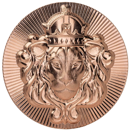 1 oz Copper Scottsdale Mint Lion Stacker