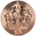 1 oz Copper Scottsdale Mint Lion Stacker