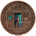 5 oz Copper Dark Machine of Time Glow in the Dark with Acrylic Case