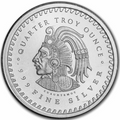 1/4 Troy Ounce .999 Fine Silver Aztec Calendar Round