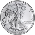 1/4 Troy Ounce .999 Fine Silver Walking Liberty Round