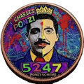 5 oz Copper Ponzi Scheme 5247 Acrylic Case