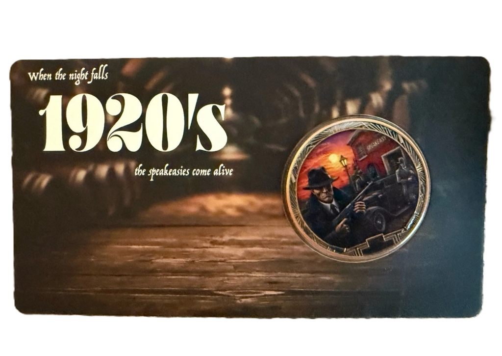 1 oz Copper 1920's Barrels & Bullets Limited Edition Numbered of 10,000