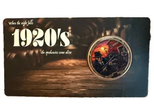 1 oz Copper 1920's Barrels & Bullets Limited Edition Numbered of 10,000