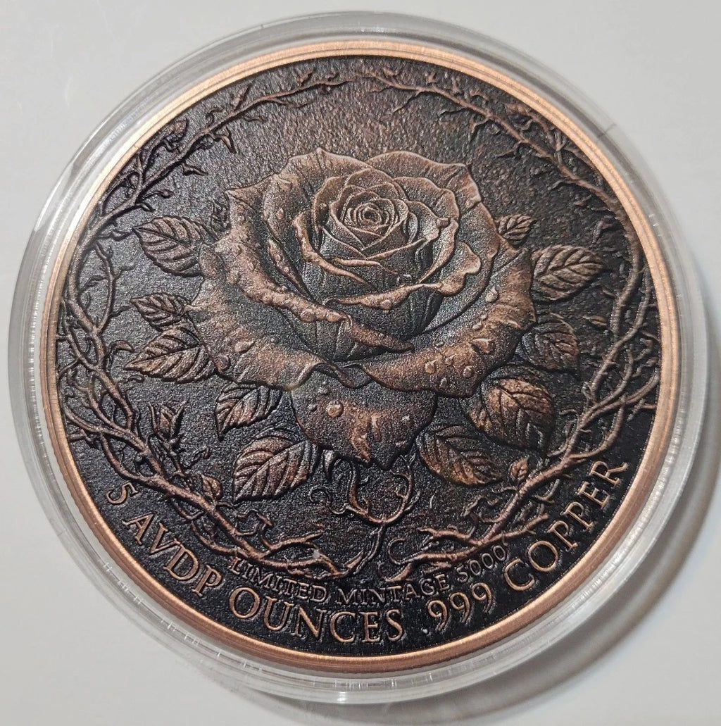 5 oz Copper Beautiful Nightmare with Acrylic Case 5,000 Mintage