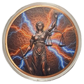 5 oz Copper Round Celestial Balance Lady Justice 5,000 Mintage Liberia