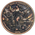 1 oz Colorized Copper Round - 2026 250 Years of Whooping Ass