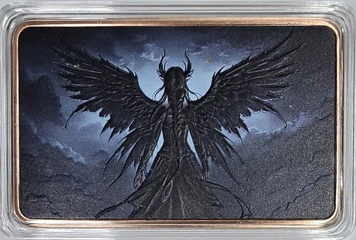 5 oz Copper Dark Angel in Acrylic Case